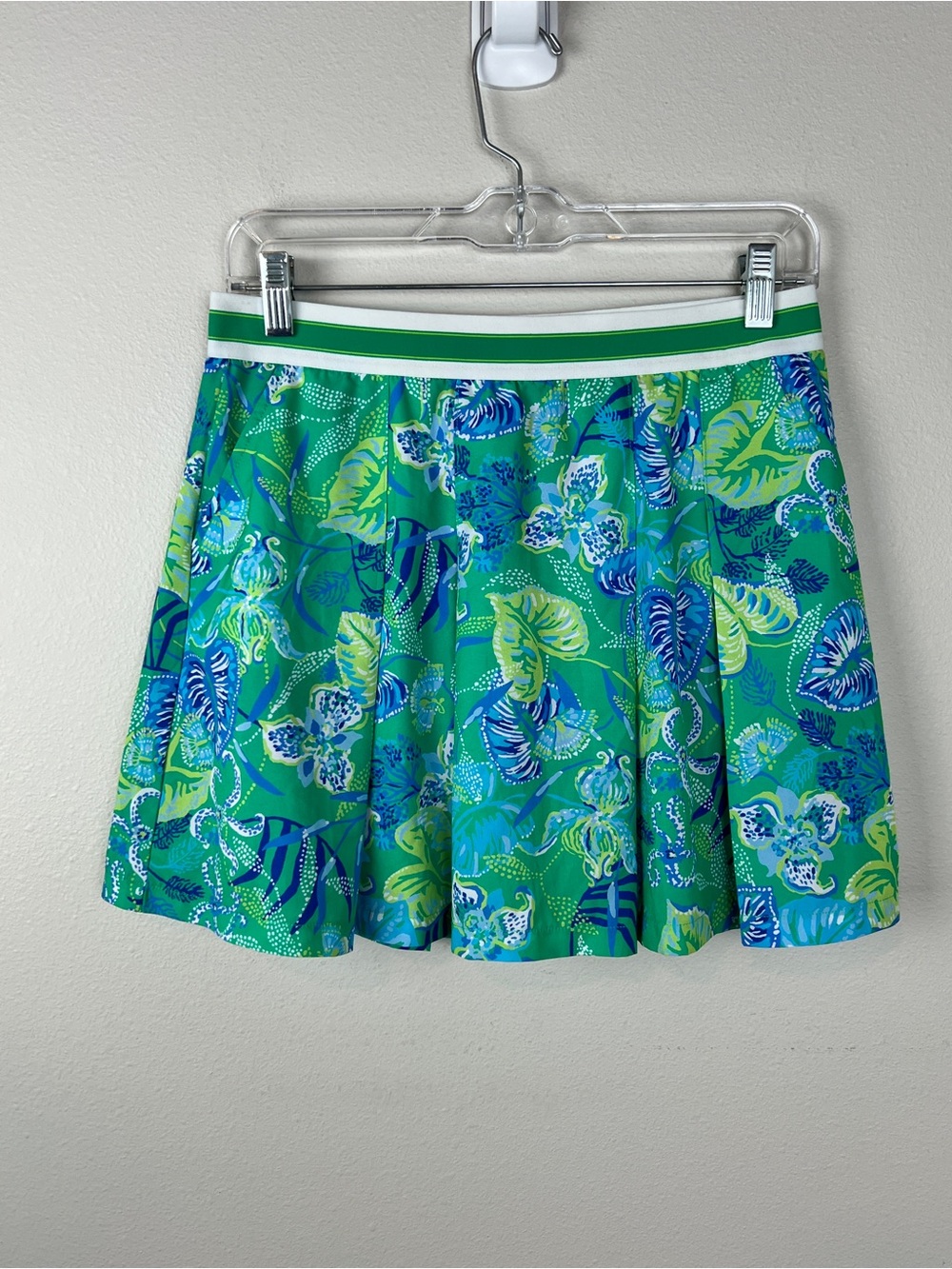 Lilly Pulitzer Luxletic Silvana Flutter Palm Tennis Skort Skirt - Picture 2 of 4